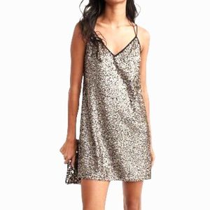 Abercrombie & Fitch Sequin Slip Dress